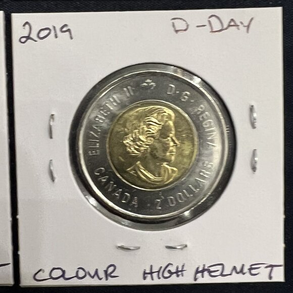 Set of 4 D-Day 75th Anniversary 2019 Commemorative Toonies! - Picture 10 of 16